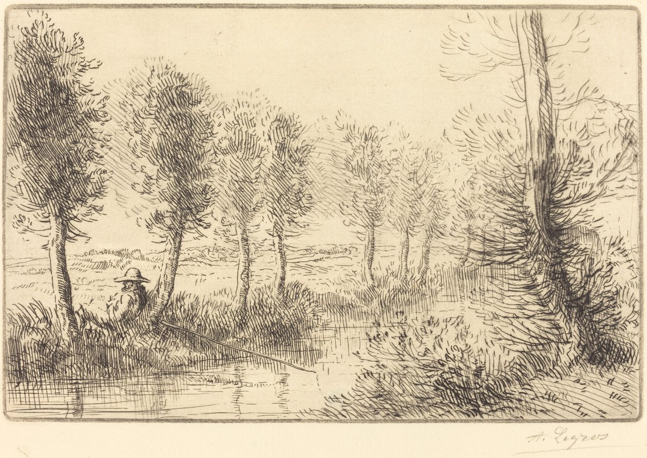In der Nähe der Mühle von Alphonse Legros