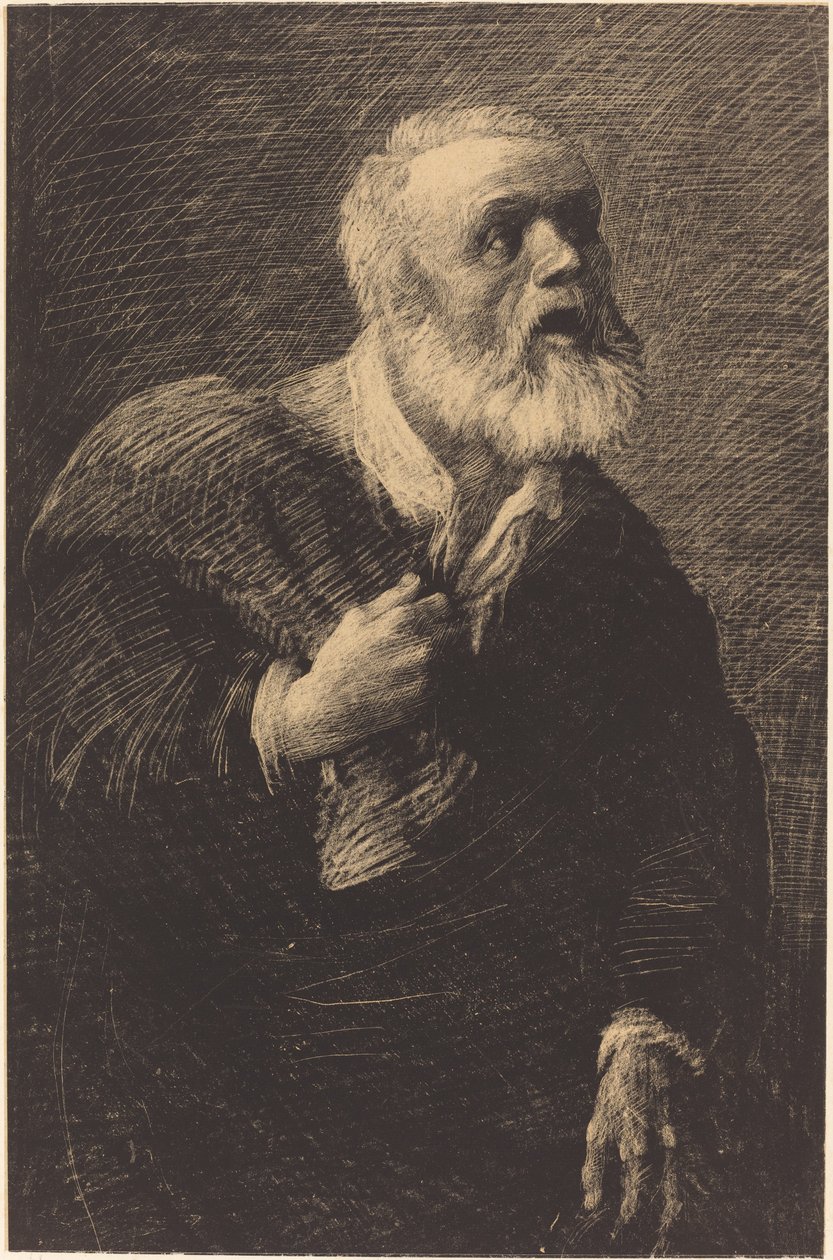 Nacht Ausrufer von Alphonse Legros