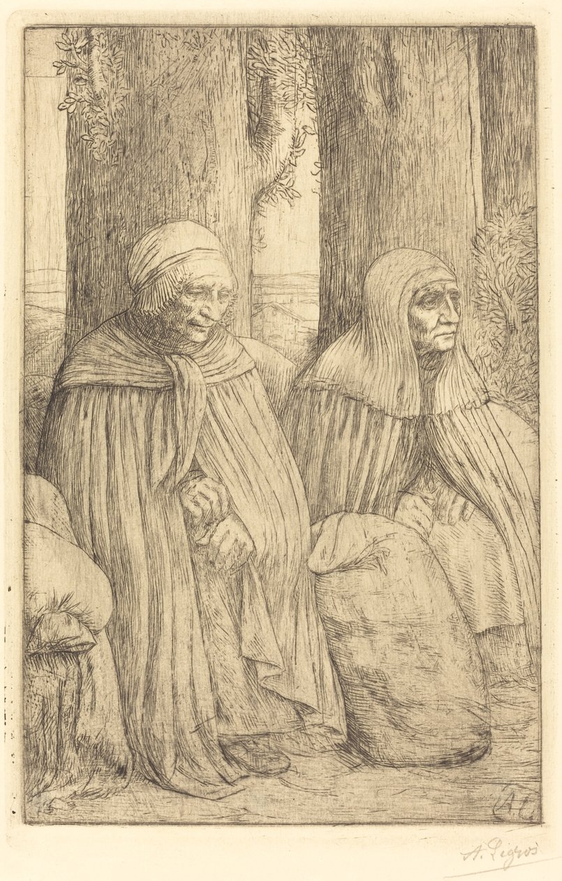 Bauern von Alphonse Legros