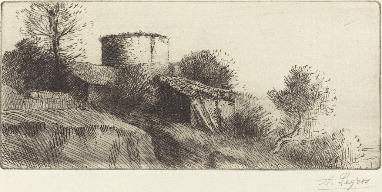Taubenturm (La tour aux pigeons) von Alphonse Legros