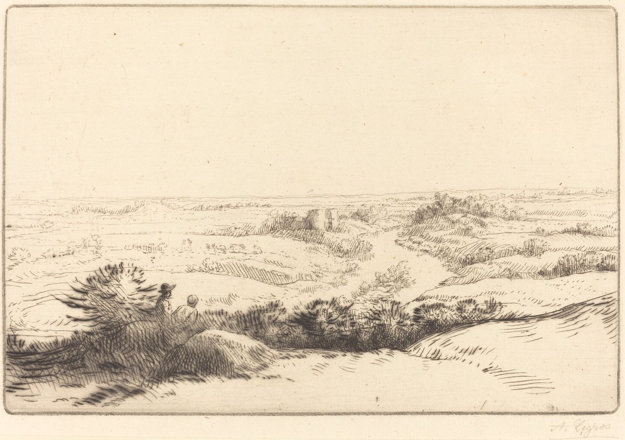 Aussicht (Le point de vue) von Alphonse Legros