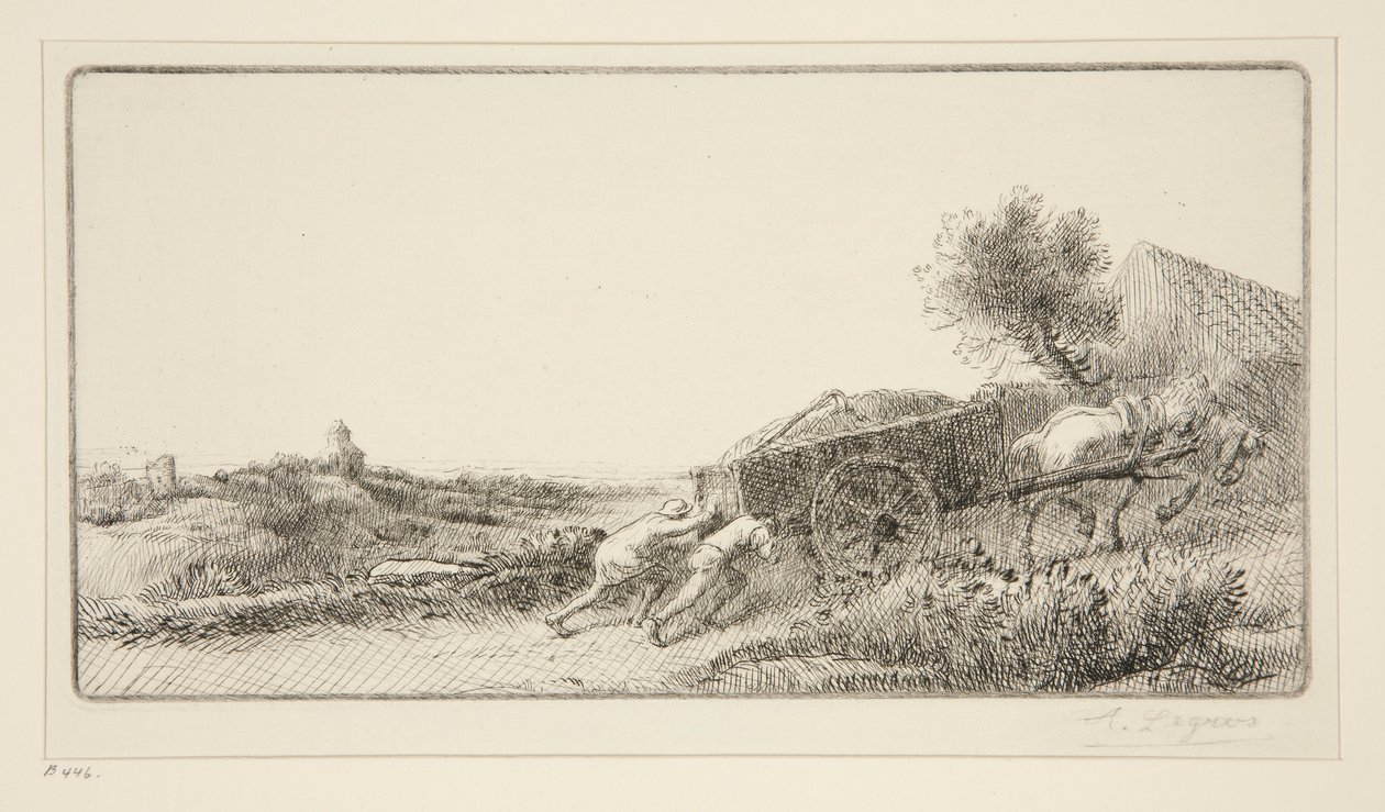 Heu einholen von Alphonse Legros