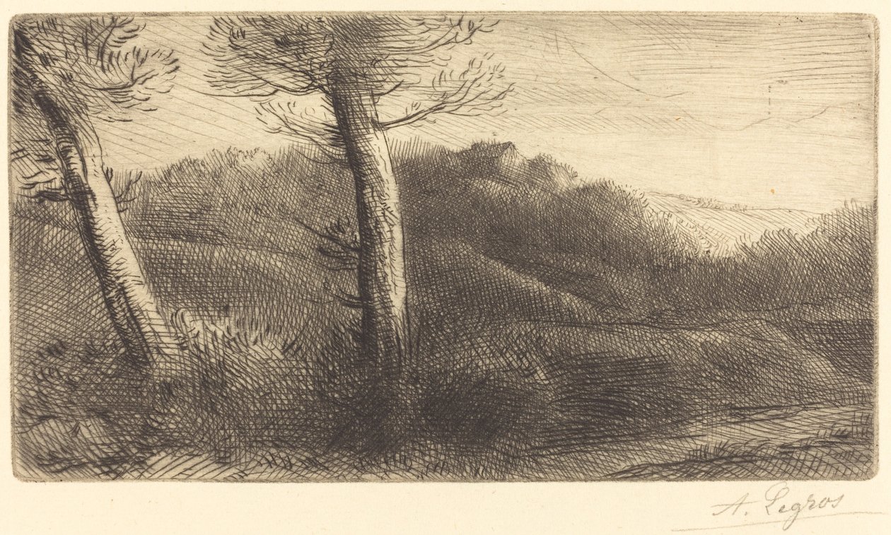 Sonnenuntergang von Alphonse Legros