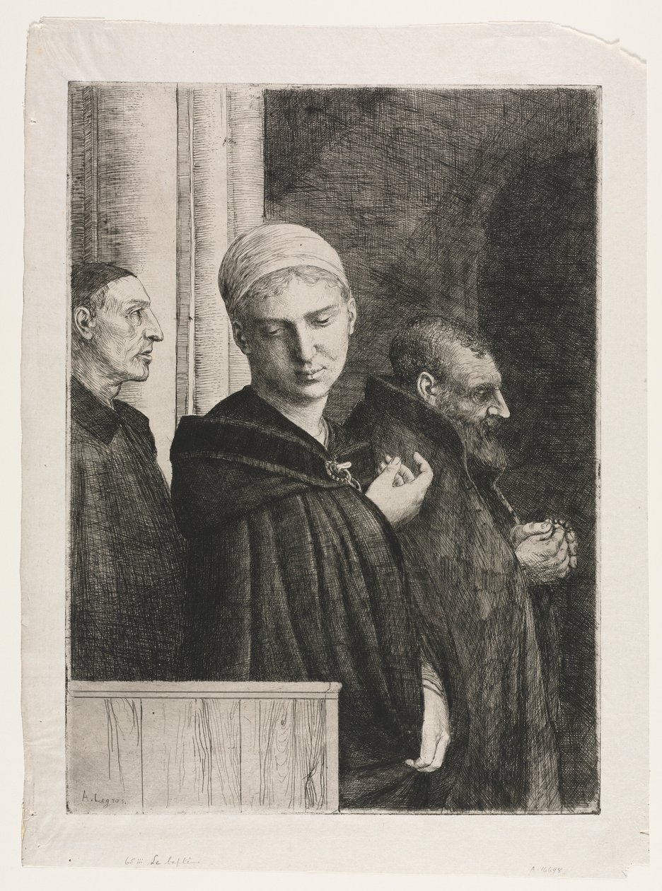 Die Taufe von Alphonse Legros