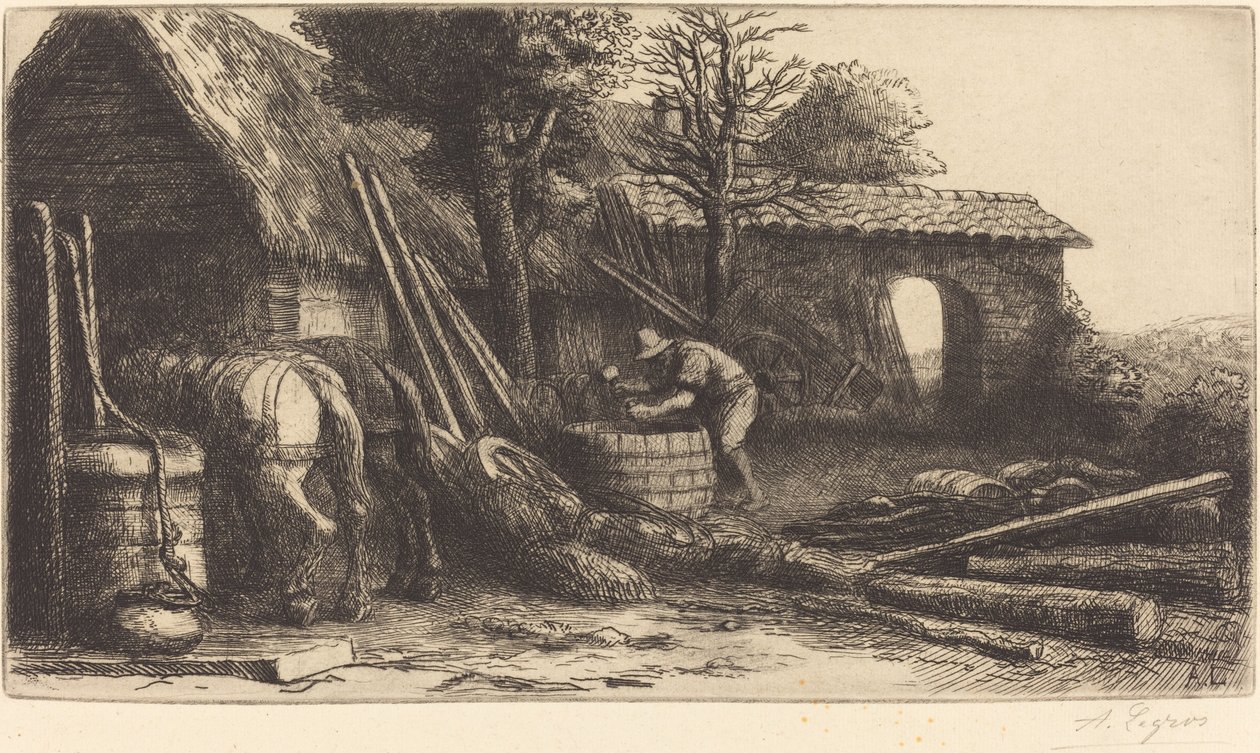 Der Küfer von Alphonse Legros