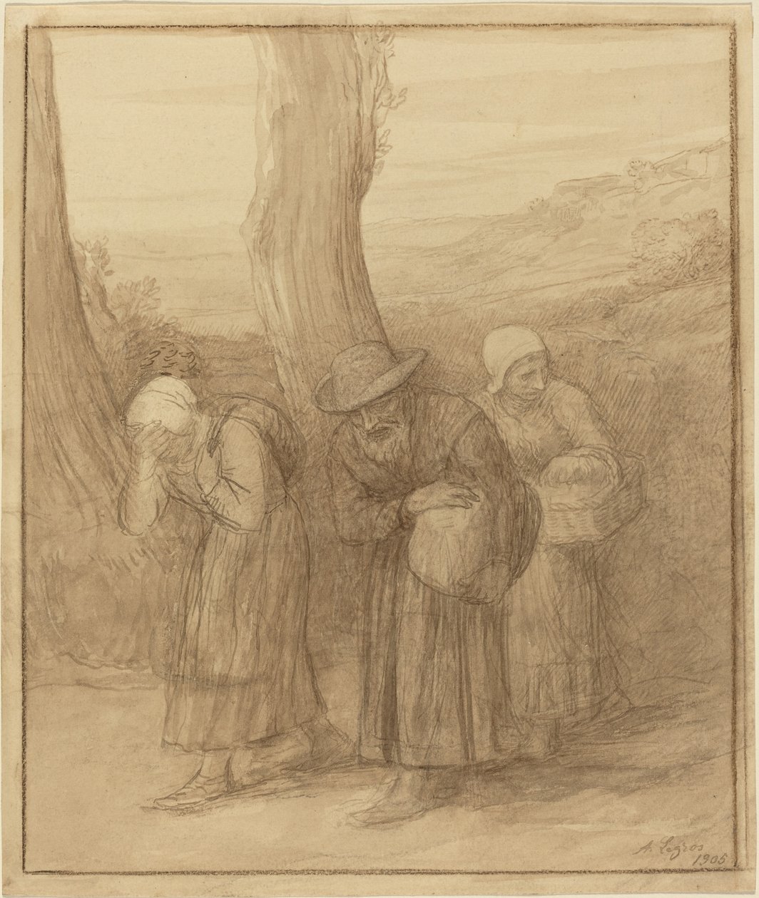 Die Abreise, 1905 von Alphonse Legros