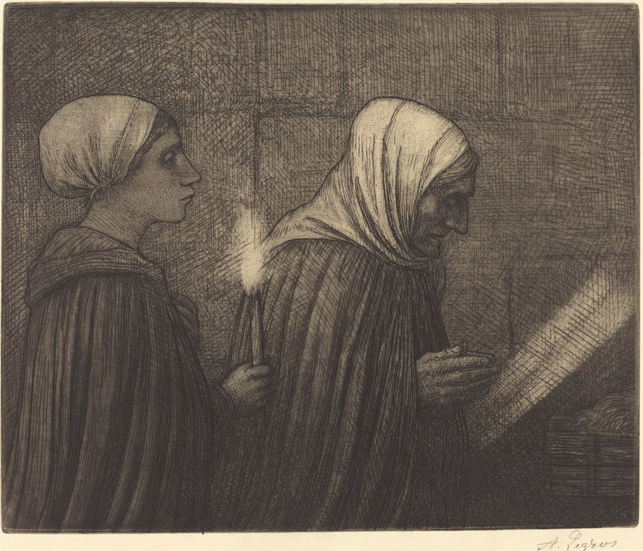 Die Krippe von Alphonse Legros