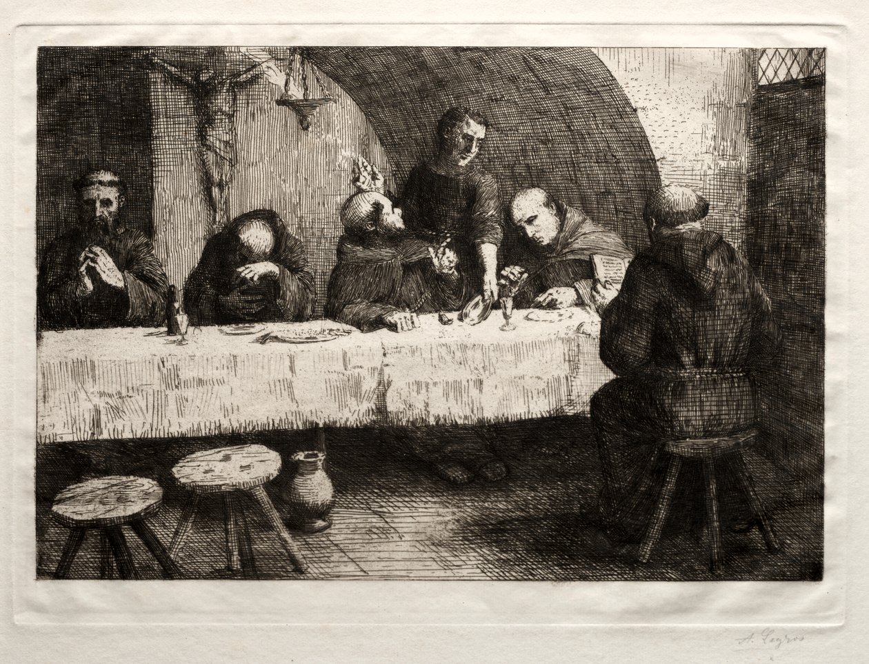 Das Refektorium von Alphonse Legros