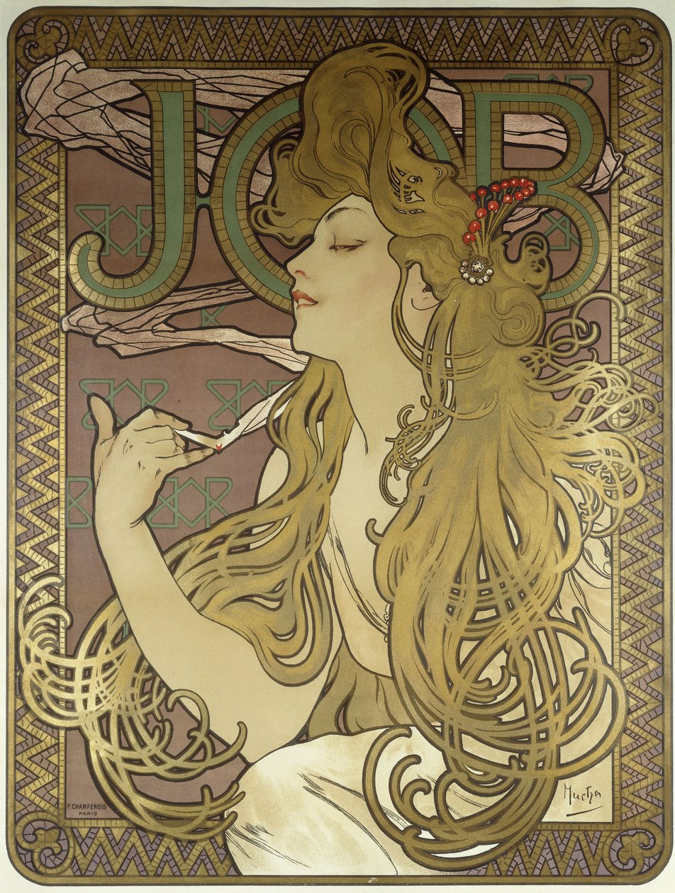 Hiob, 1896 von Alphonse Mucha