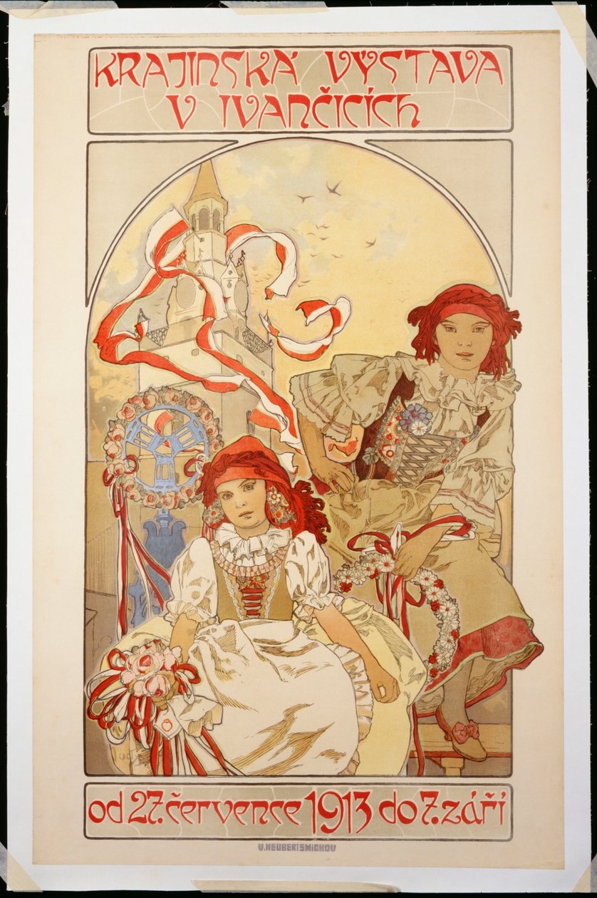 Krajinska Vystava V Ivancicich, 1912 von Alphonse Mucha