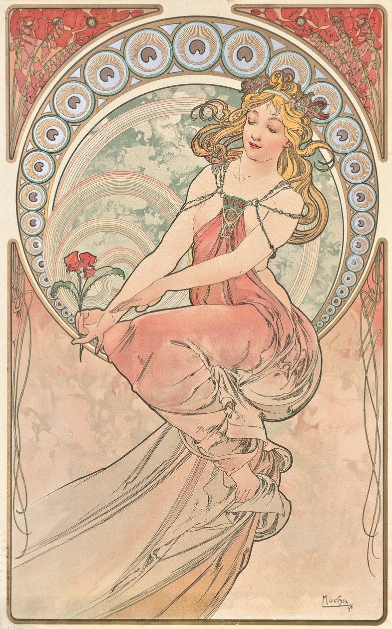 Die Malerei, 1898 von Alphonse Mucha