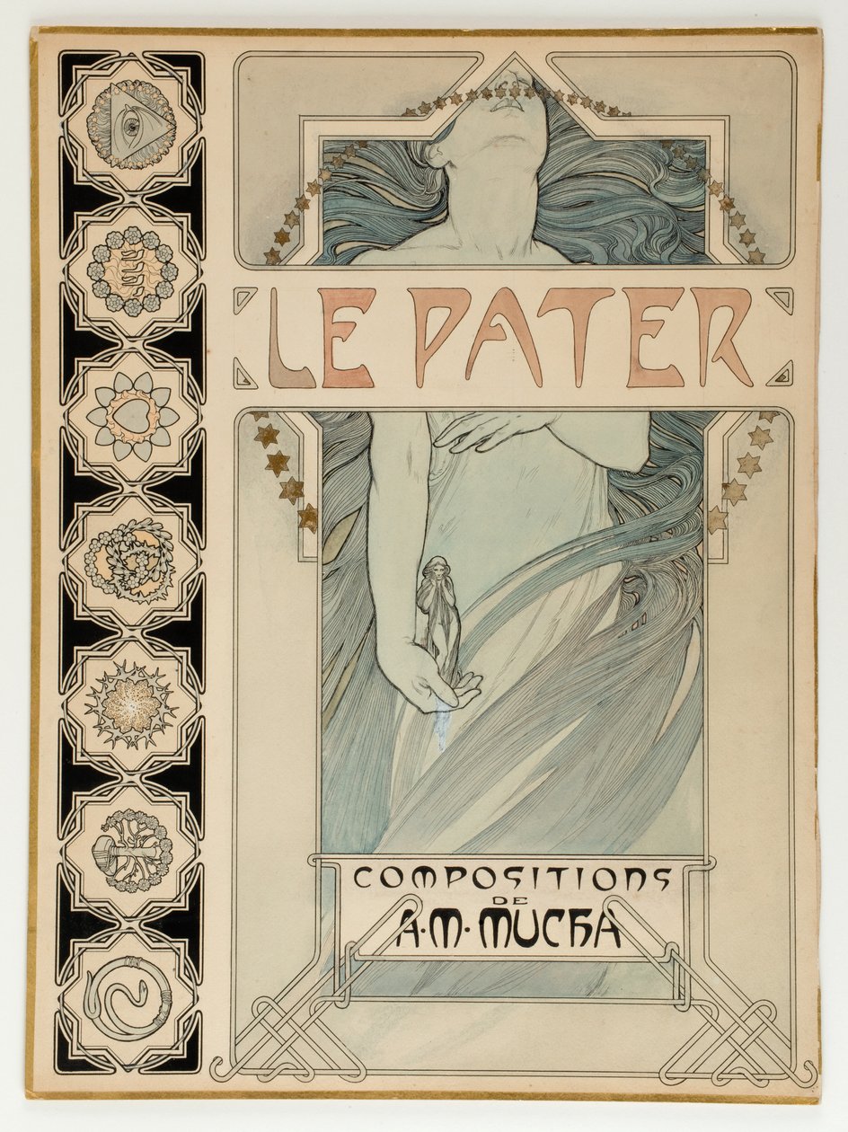 Le Pater, Umschlaggestaltung von Alphonse Marie Mucha