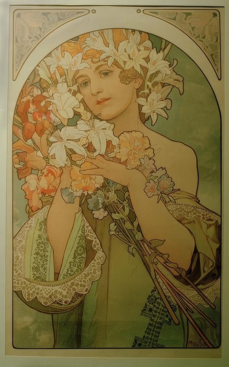 Blumen von Alphonse Mucha