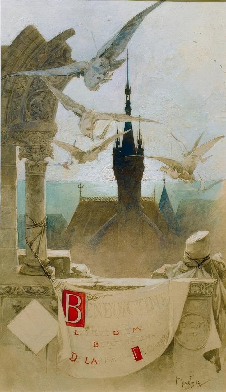 Bénédictine von Alphonse Mucha