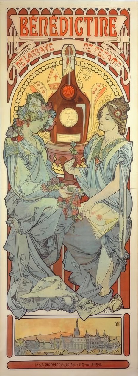 Bénédictine von Alphonse Mucha