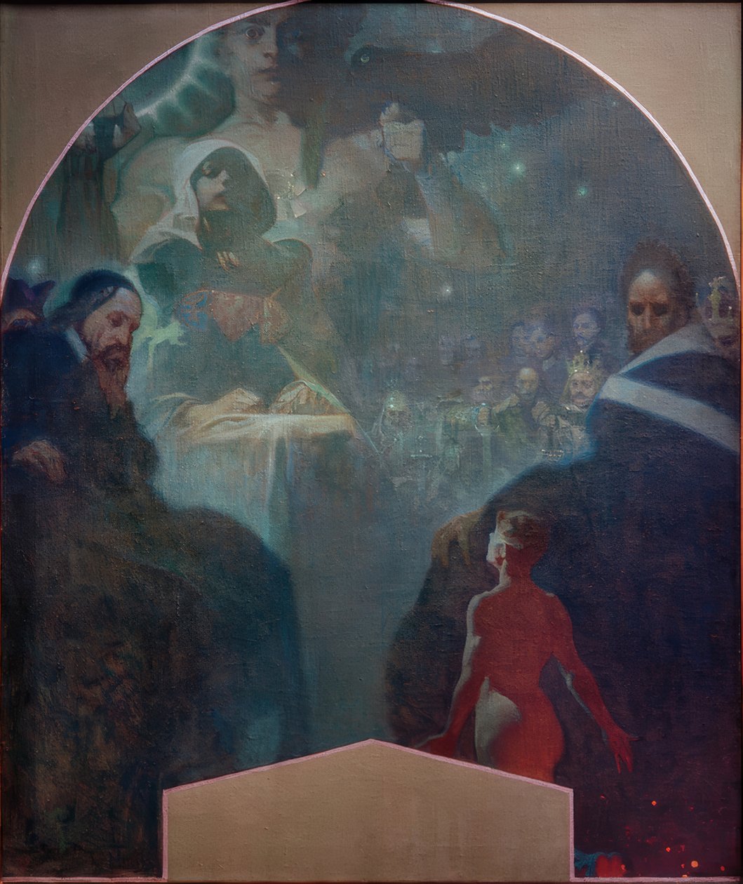 Das Opfer von Alphonse Mucha