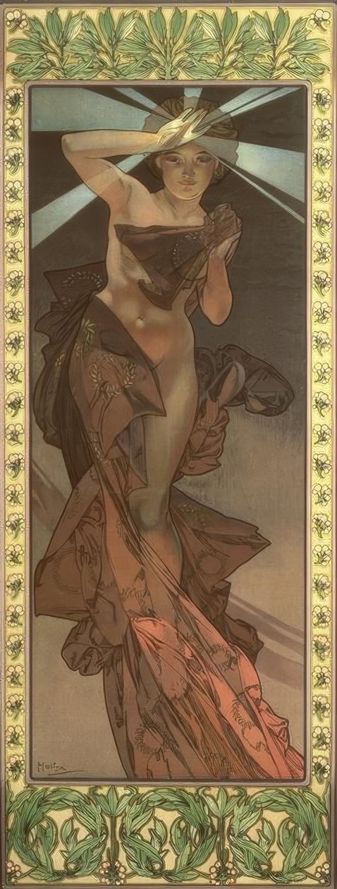 Der Morgenstern von Alphonse Mucha