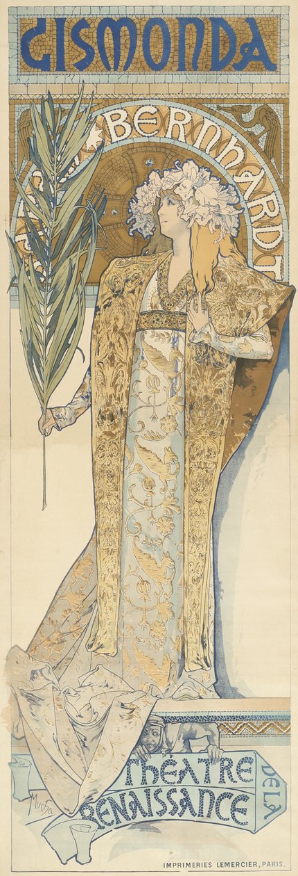 Gismonda, 1894-95 von Alphonse Mucha