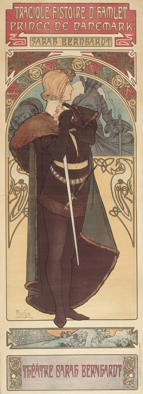 Hamlet, 1899 von Alphonse Mucha