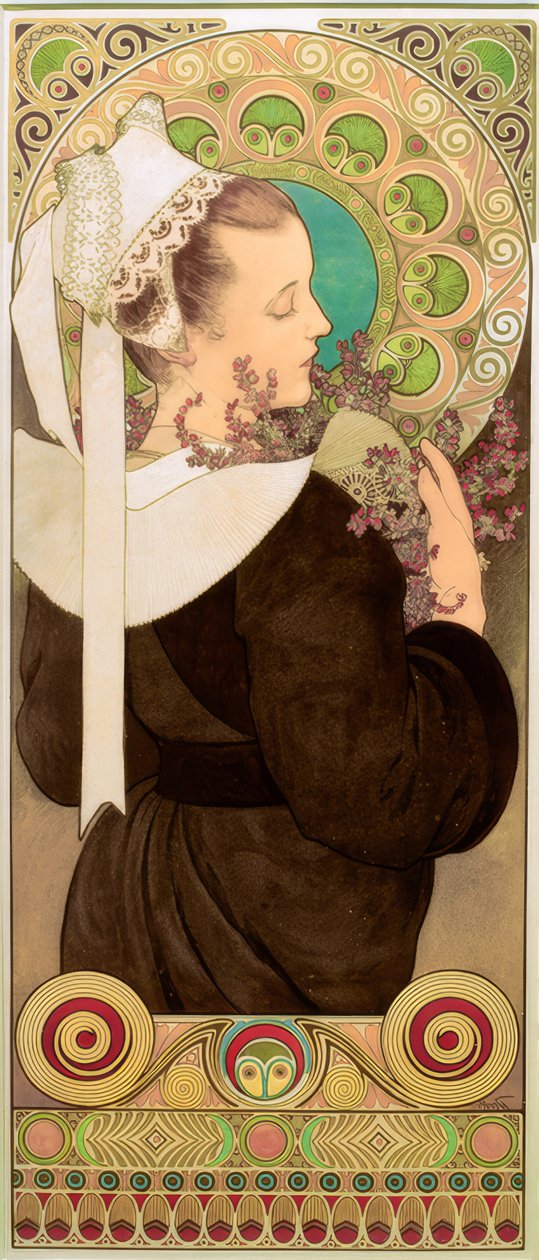 Heidekraut von Alphonse Mucha