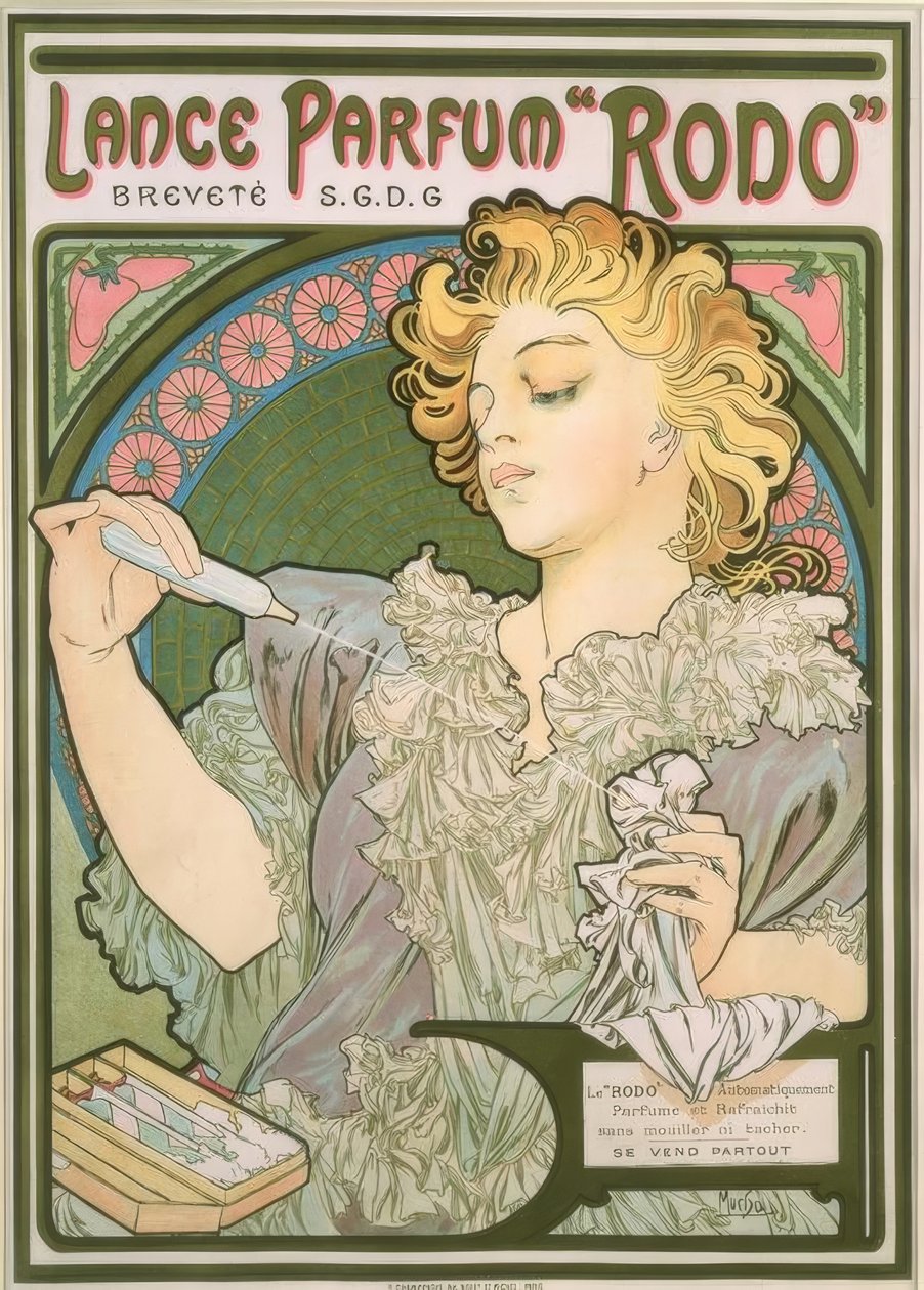 Lance Parfum Rodo von Alphonse Mucha