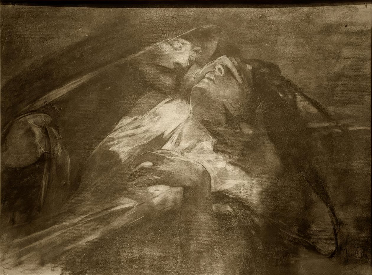 Mourtia, die Pest von Alphonse Mucha