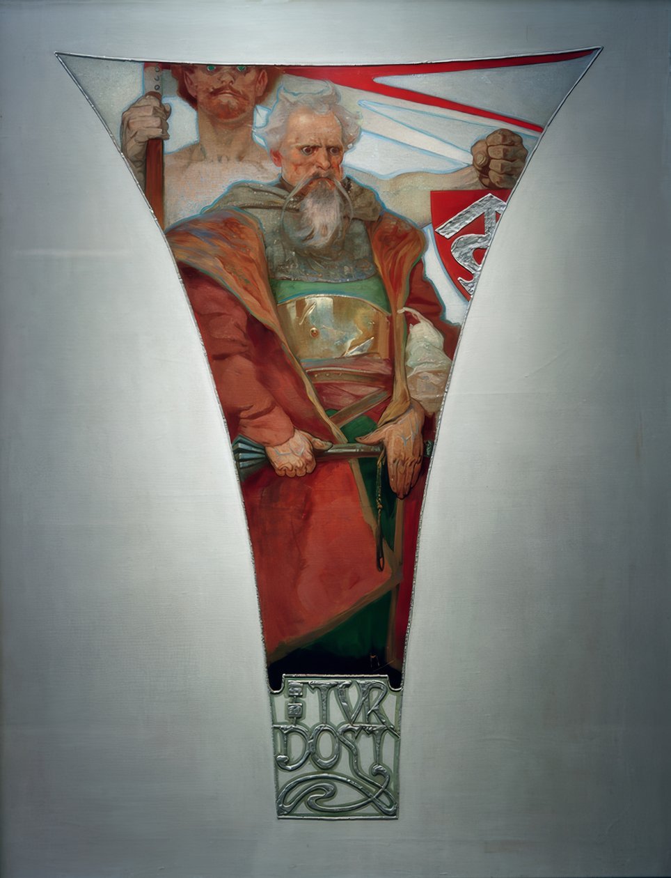 Unnachgiebigkeit – Jan Roháč von Dubá von Alphonse Mucha