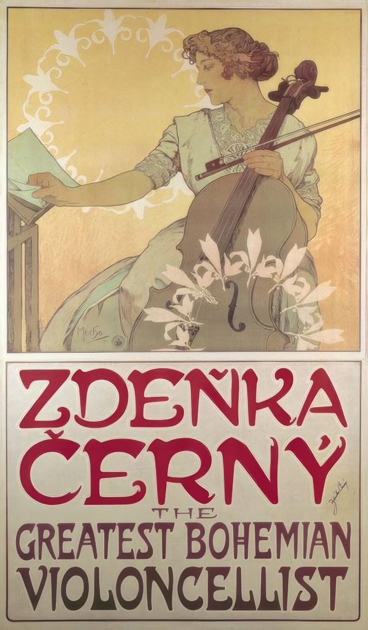 Zdenka Cerny von Alphonse Mucha