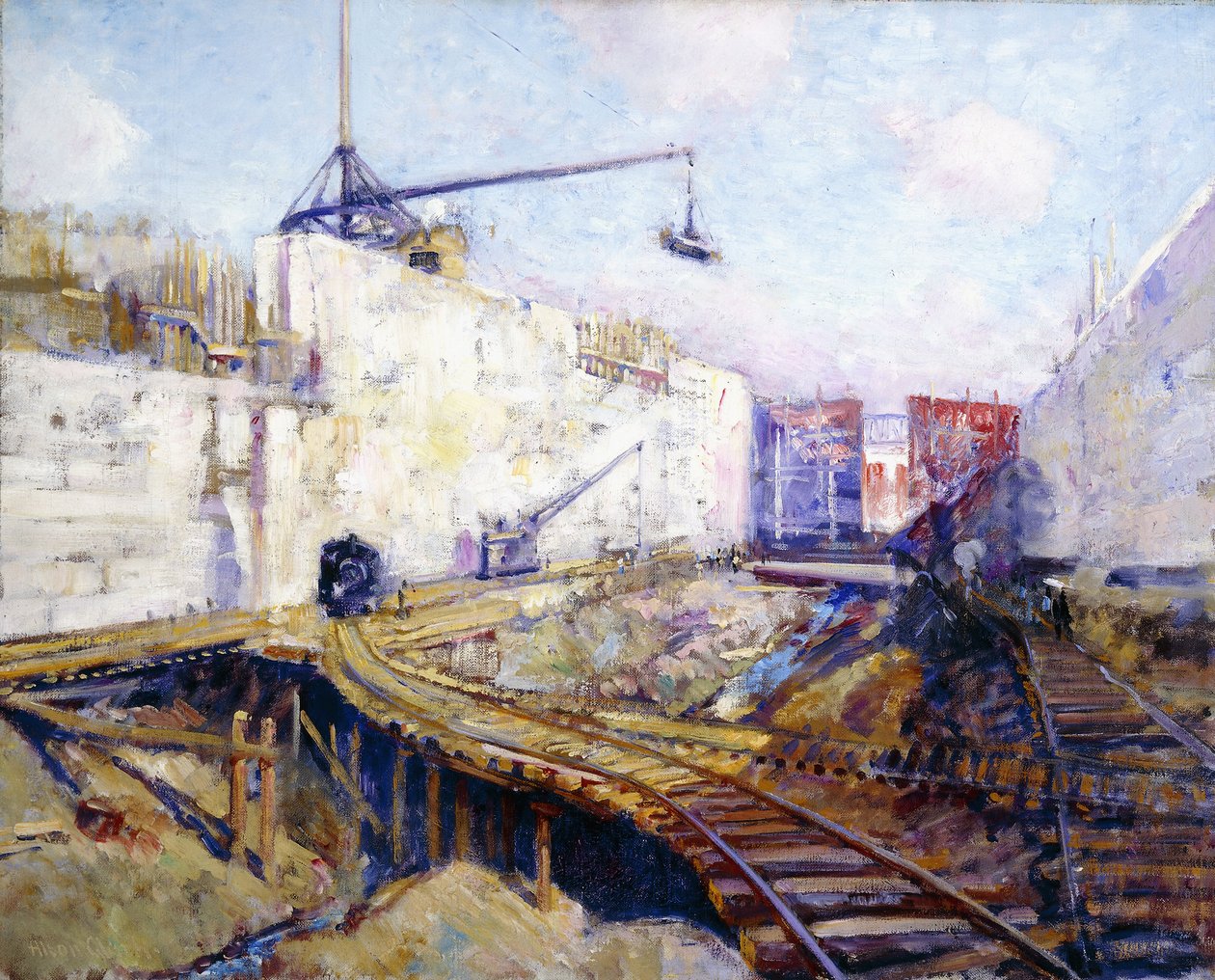 In der Schleuse, Miraflores von Alson Skinner Clark