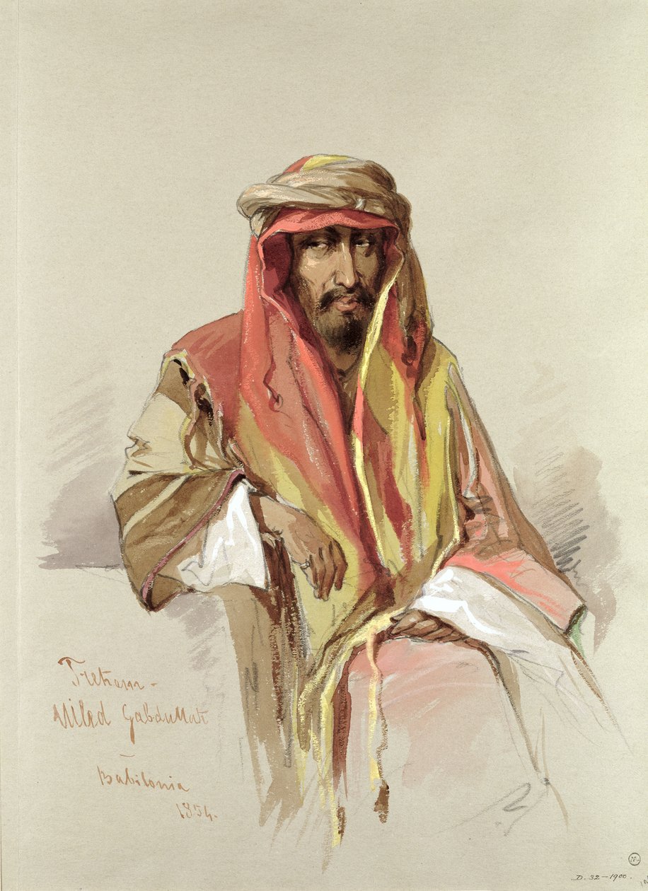 Trehem - aus Babylonien, 1854 von Amadeo Preziosi
