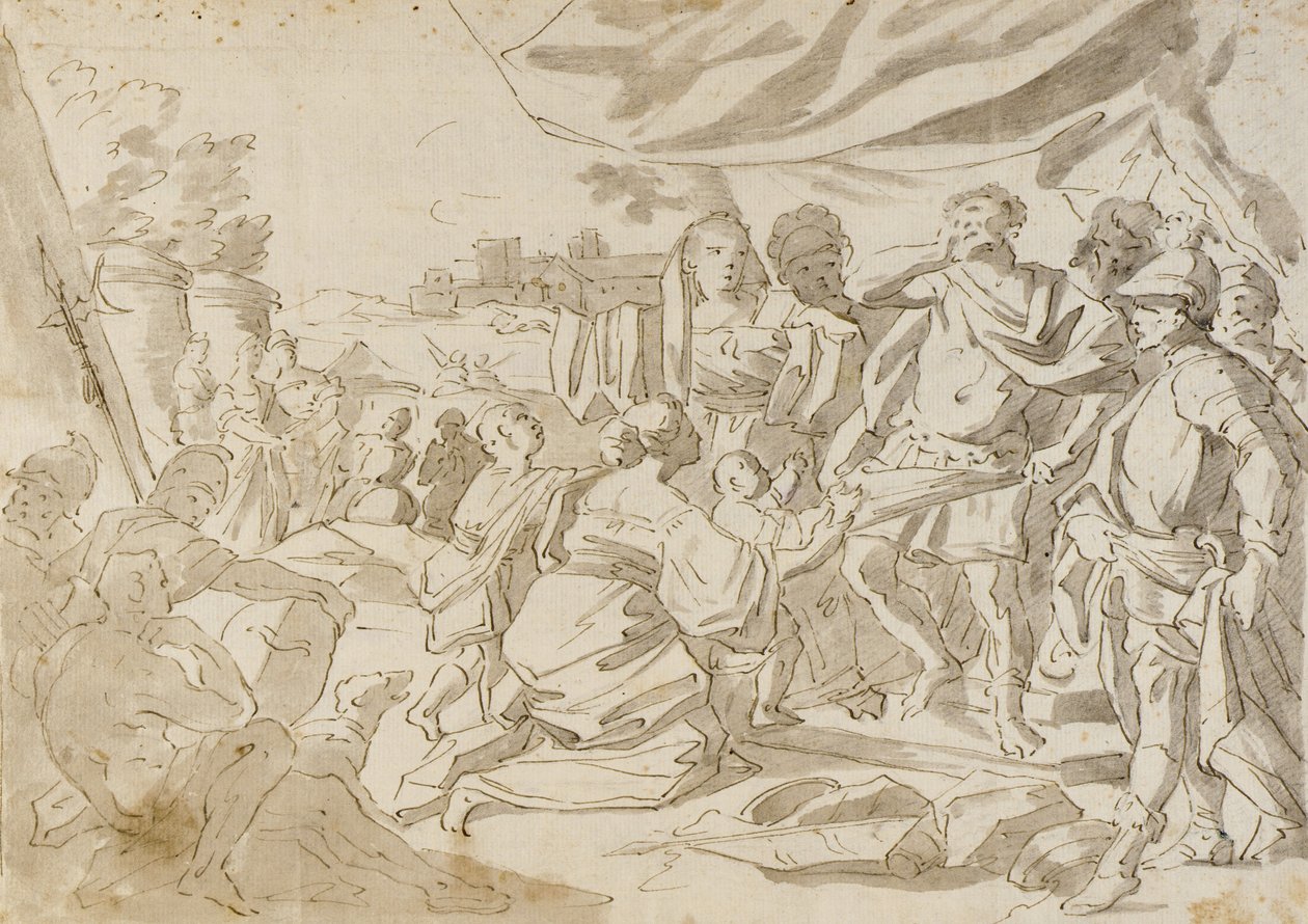 Zeichnung von Amalfi, Carlo