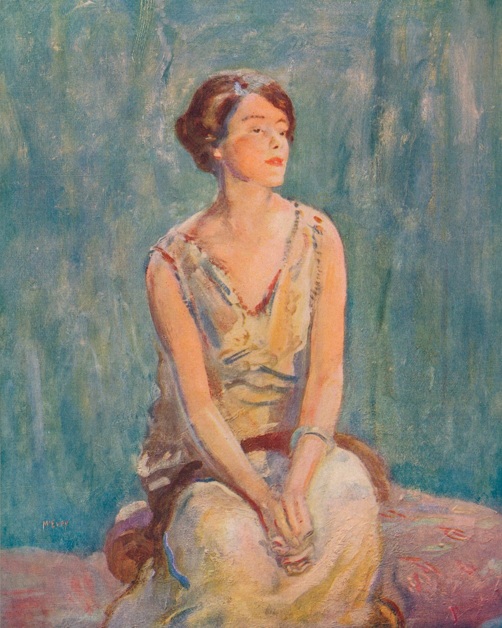 Ein Porträt, um 1922, um 1932 von Ambrose McEvoy