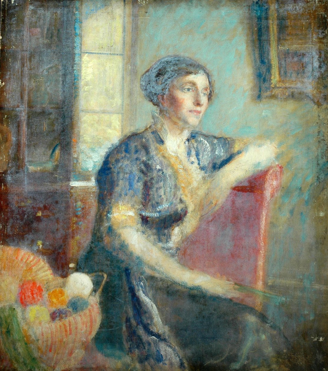 Mrs. Lousada, gemalt in ihrem Haus von Ambrose McEvoy