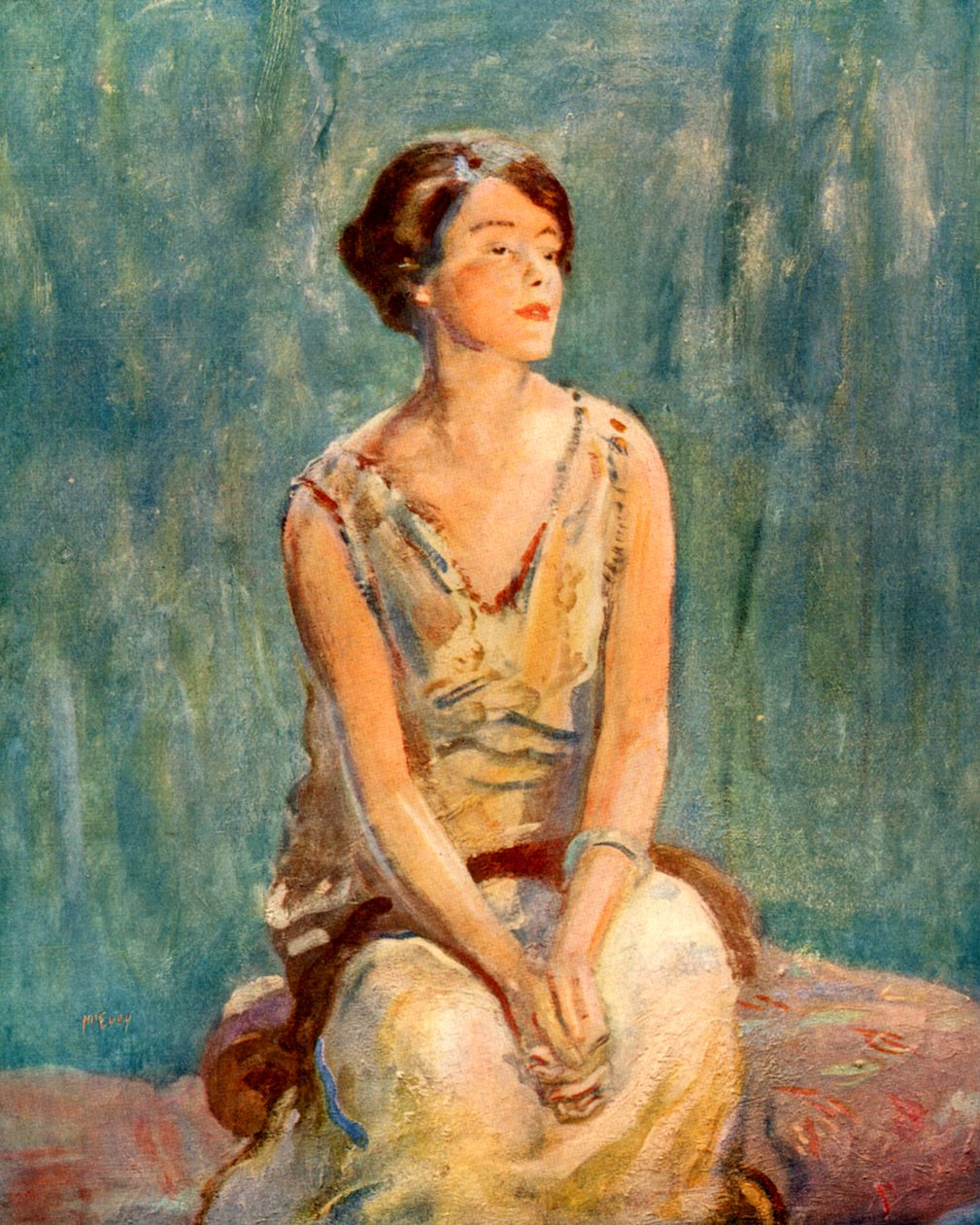 Porträt, Buchplatte von Ambrose McEvoy