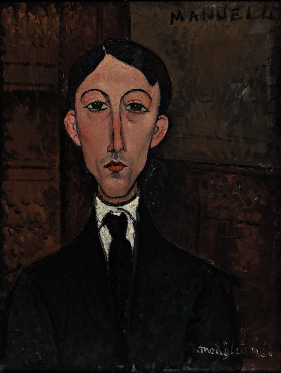 Büste von Manuel Humbert von Amedeo Modigliani