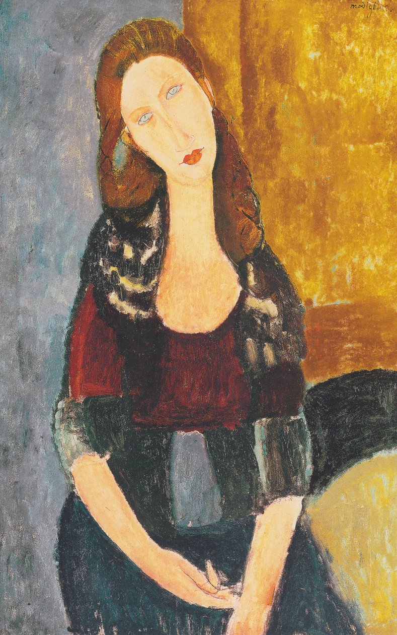 Jeanne Hébuterne, sitzend von Amedeo Modigliani