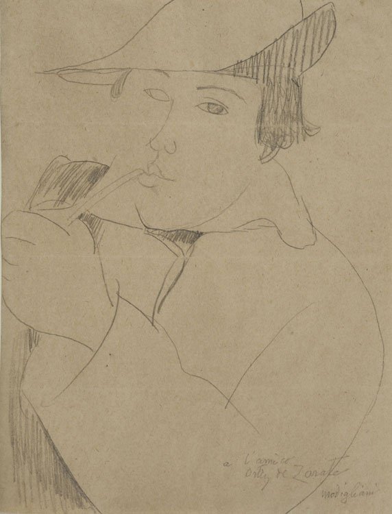 Porträt von Manuel Ortiz de Zarate von Amedeo Modigliani