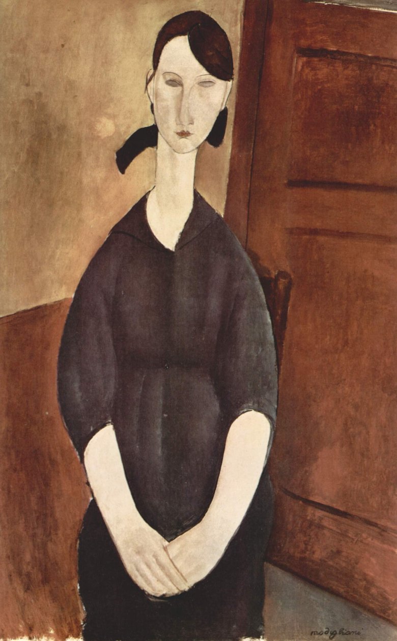 Porträt von Paulette Jourdain von Amedeo Modigliani