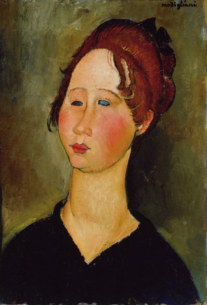 Burgunderin, 1918 von Amedeo Modigliani