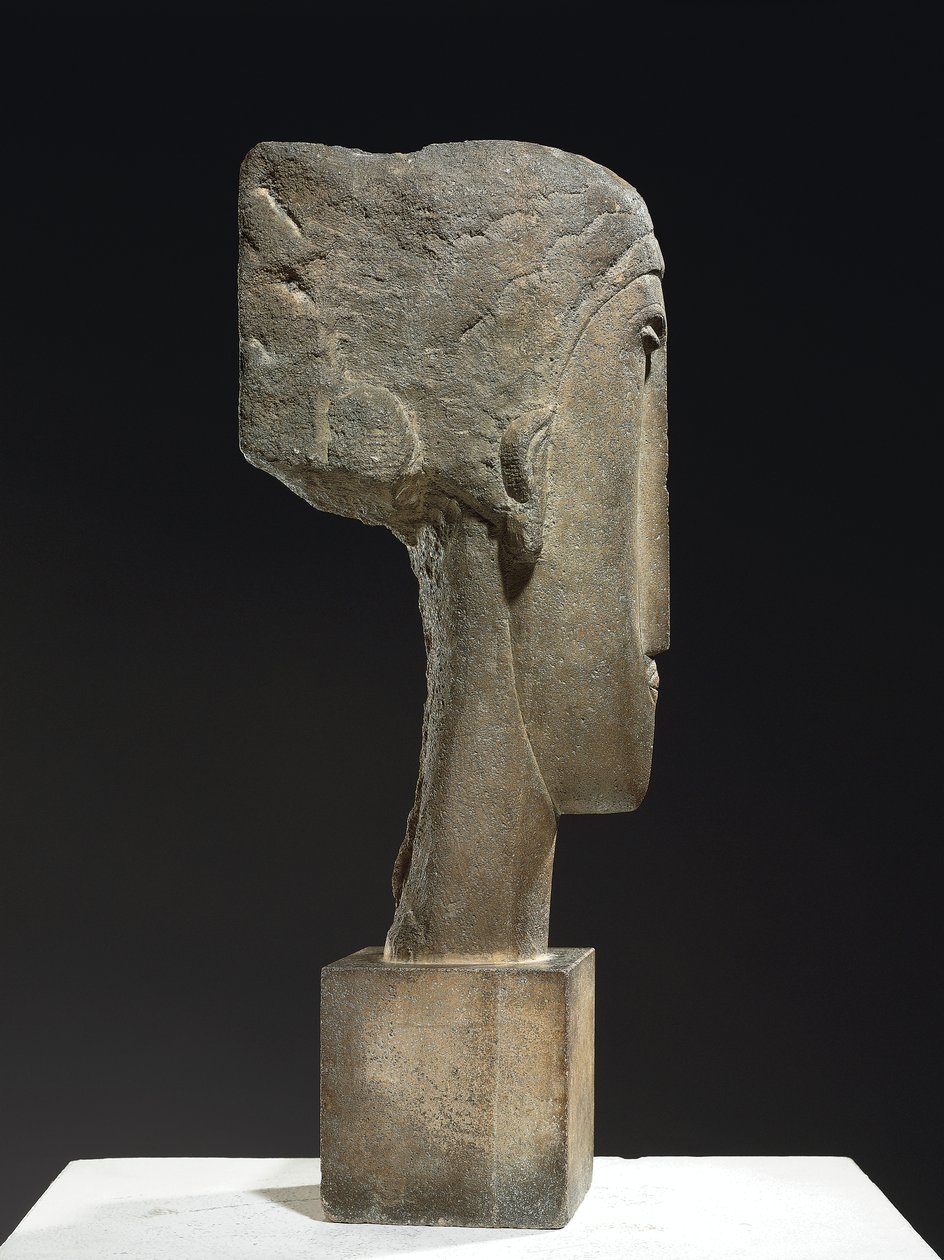 Kopf, ca. 1910-12 von Amedeo Modigliani