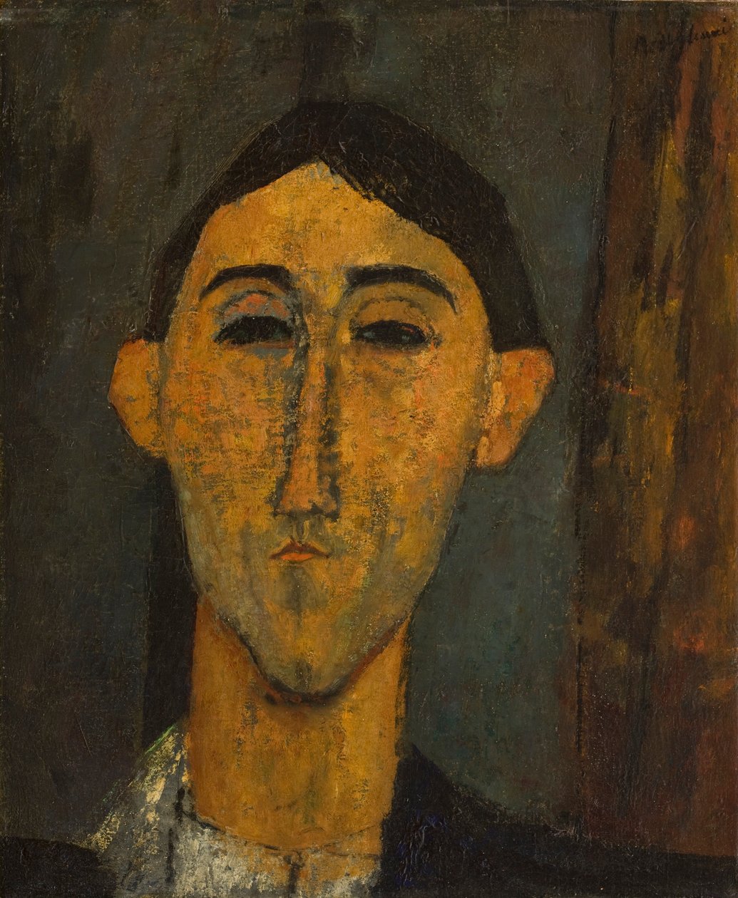 Kopf eines Mannes von Amedeo Modigliani