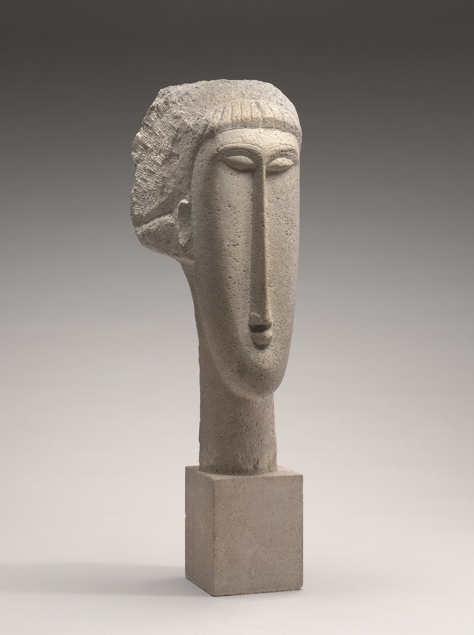 Kopf einer Frau, ca. 1910-1911 von Amedeo Modigliani