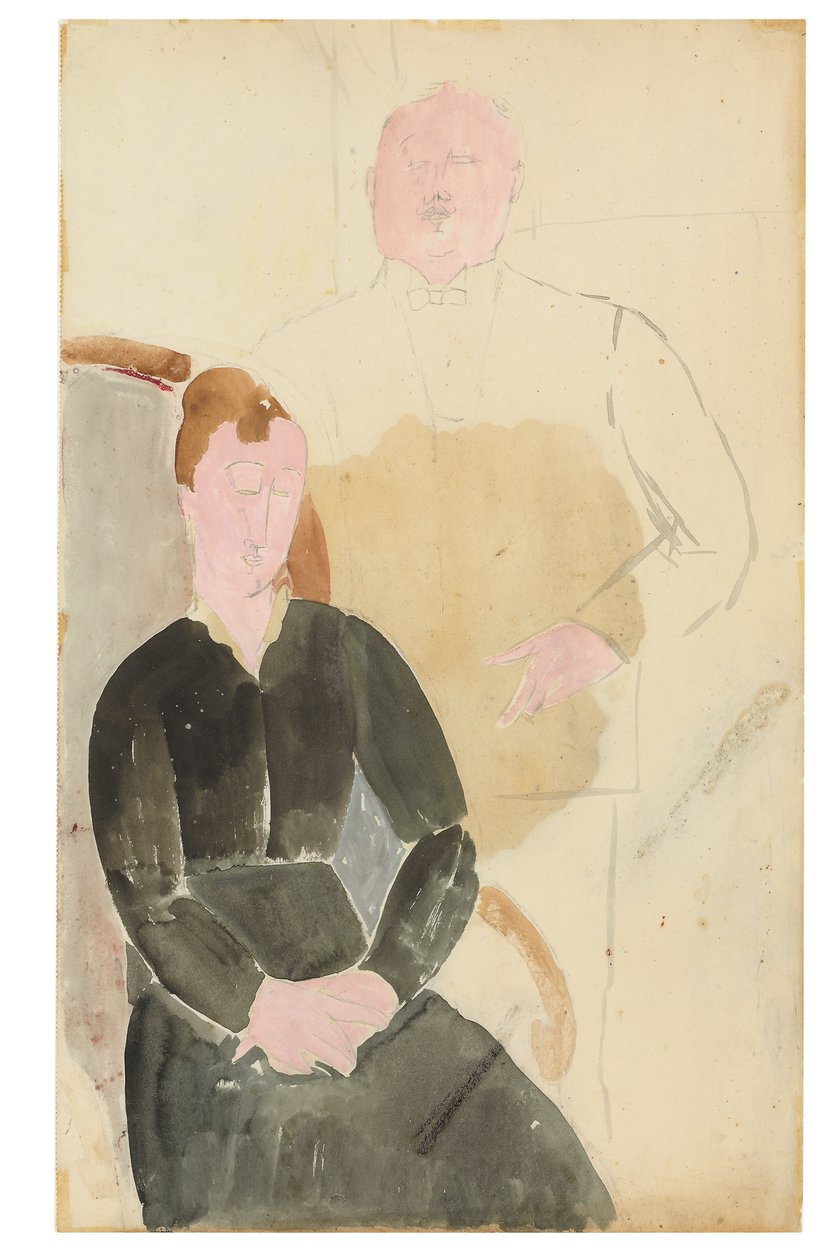 La Ménage, 1915 von Amedeo Modigliani