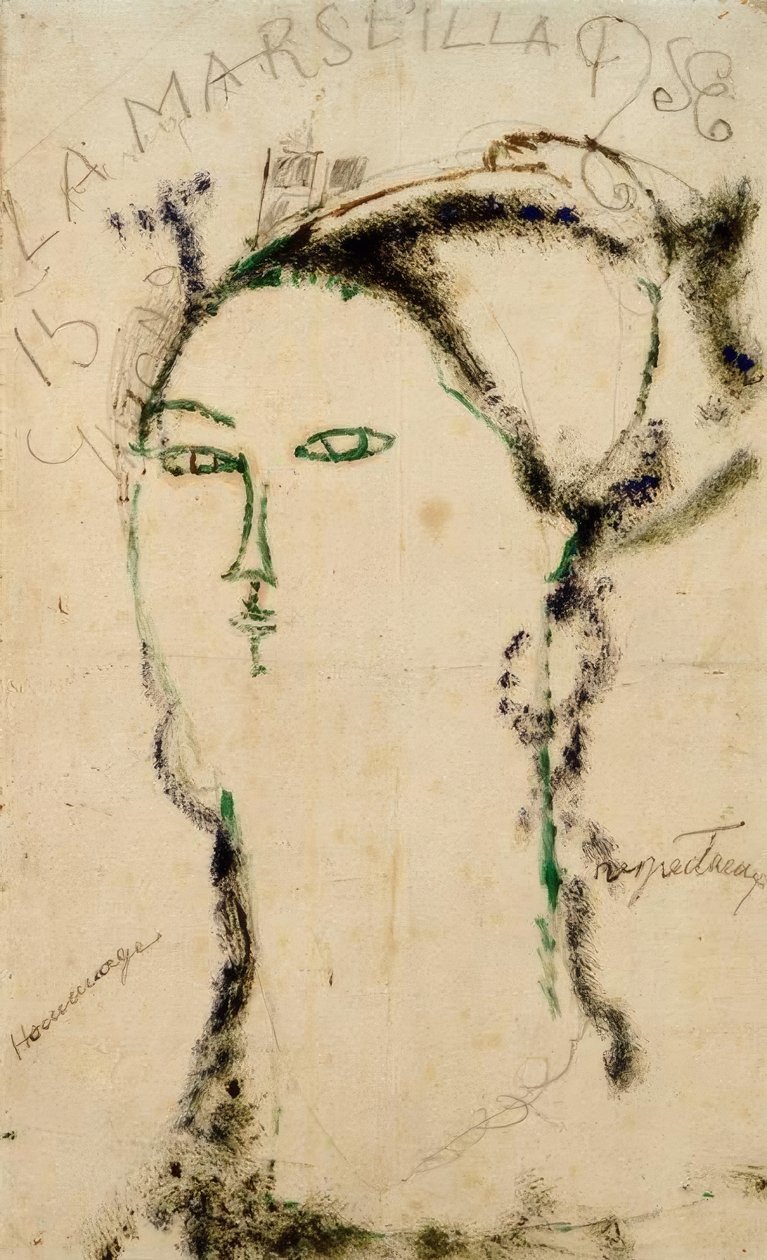 Madame Othon Friesz (Die Marseillaise) von Amedeo Modigliani