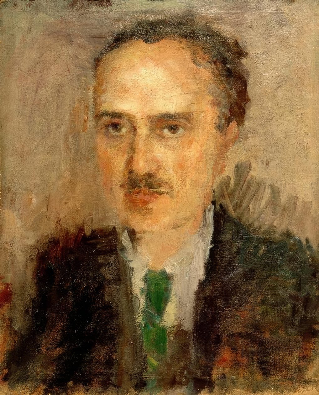 Mann mit Schnurrbart von Amedeo Modigliani