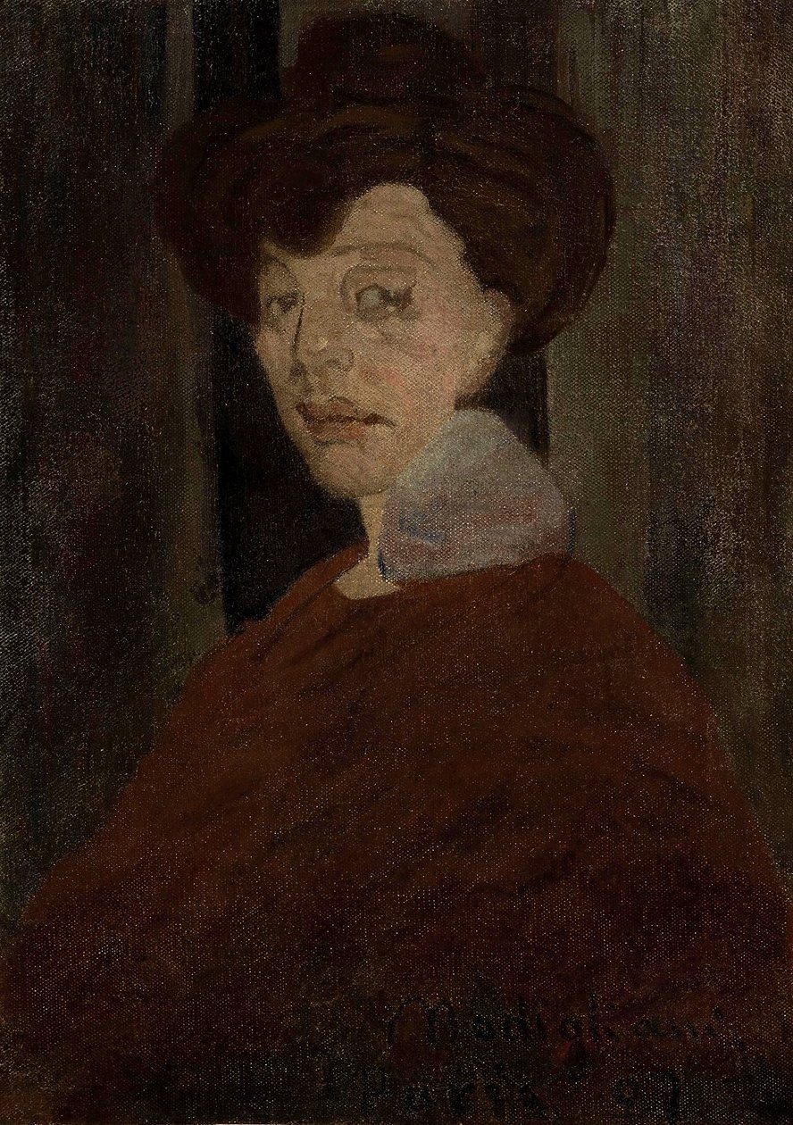 Porträt einer Frau von Amedeo Modigliani