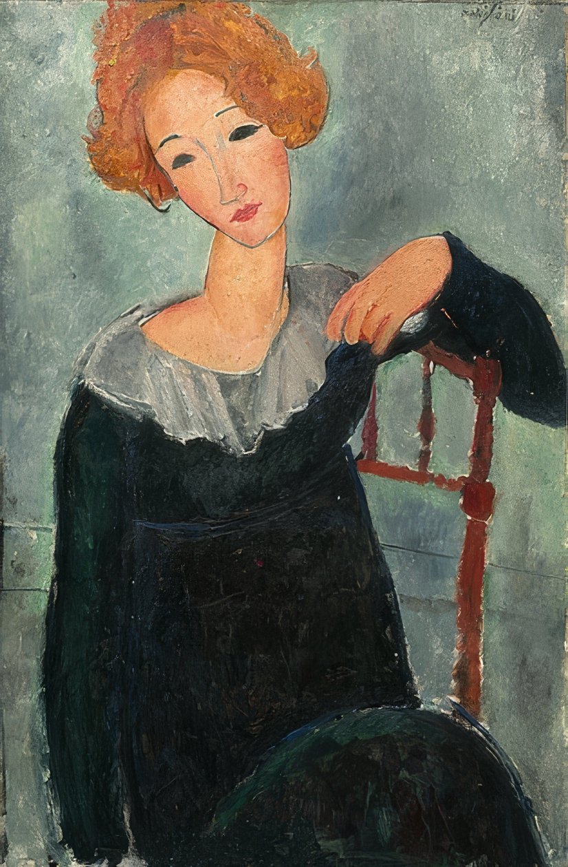 Rothaarige Frau von Amedeo Modigliani