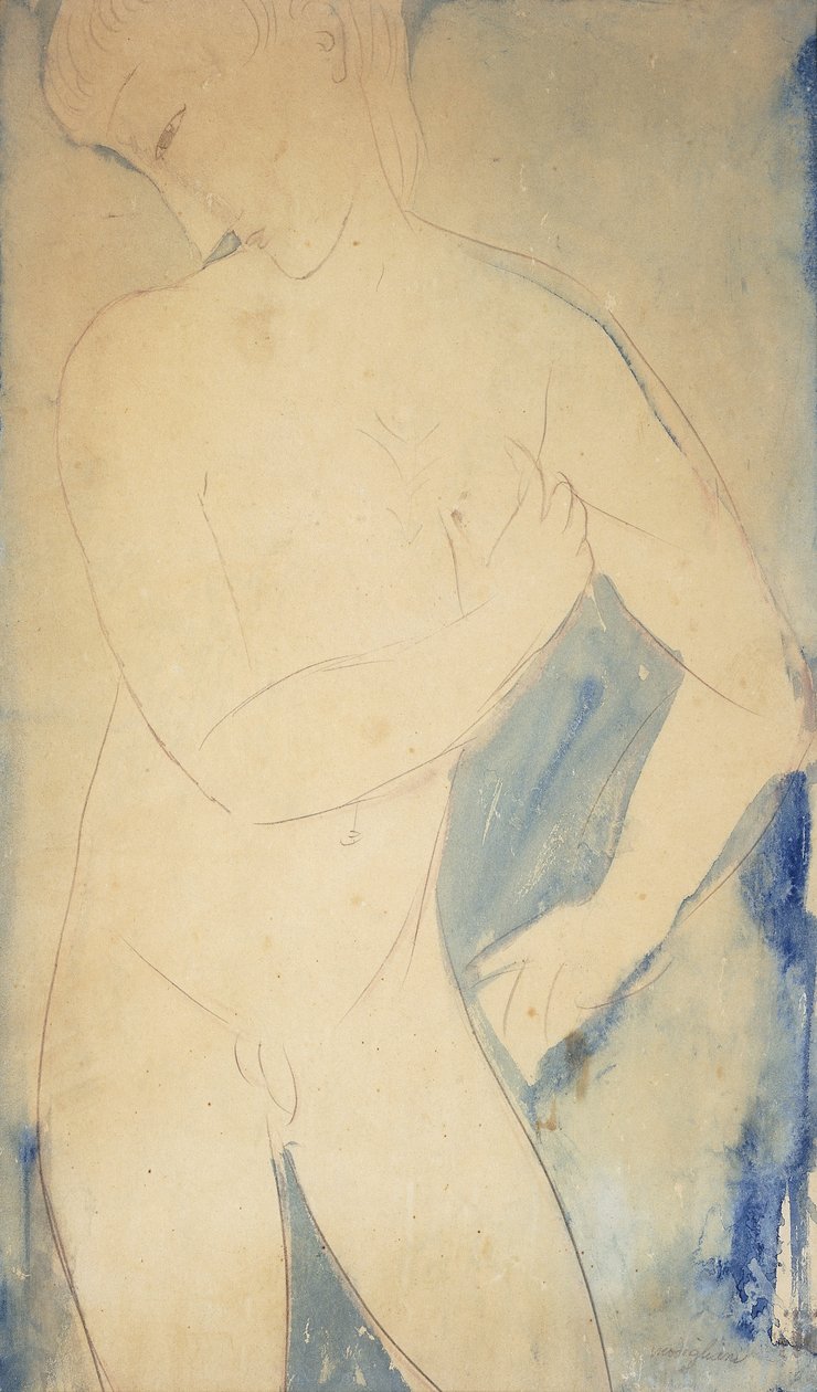 Junger nackter Junge von Amedeo Modigliani