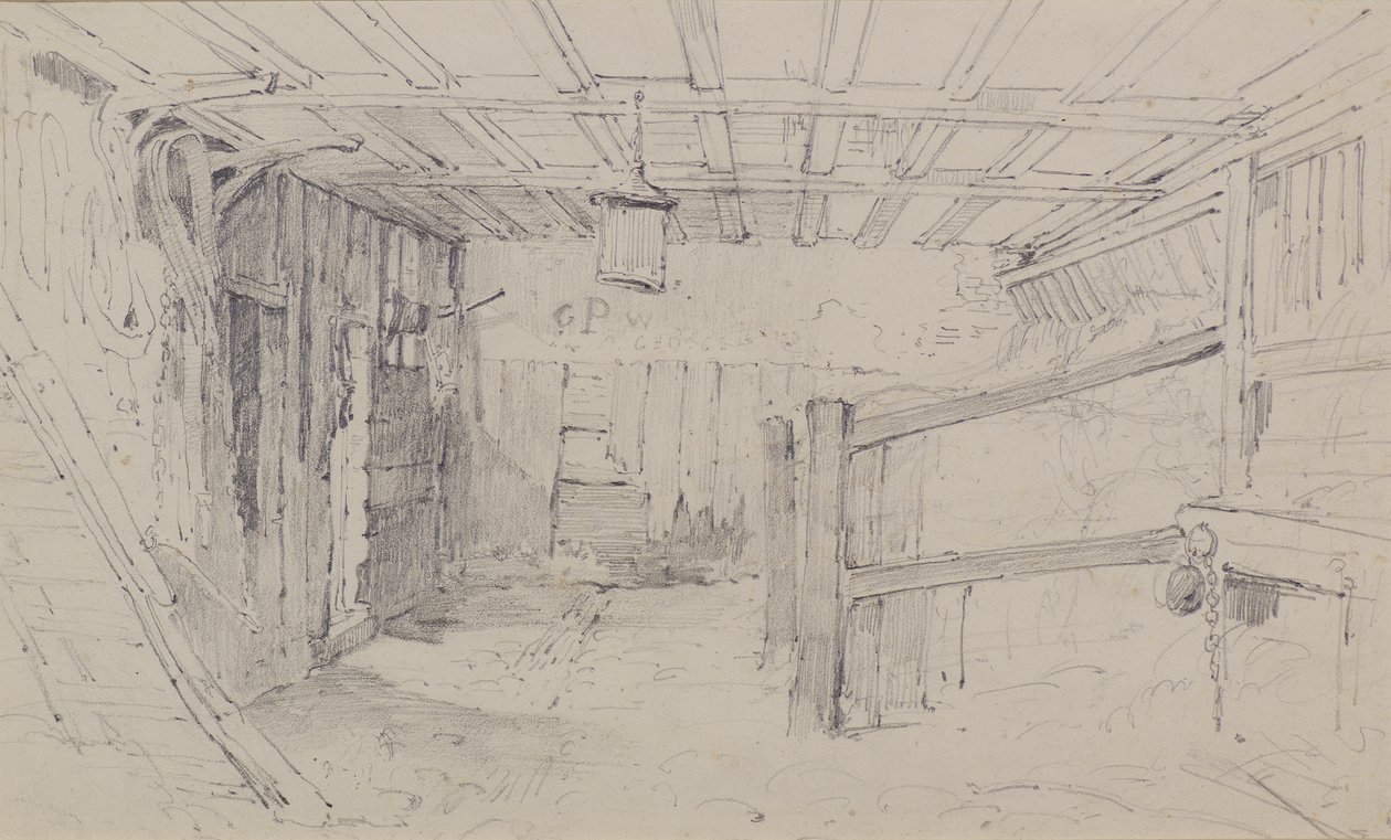 In einem Stall, ca. 1810 von Amelia Long