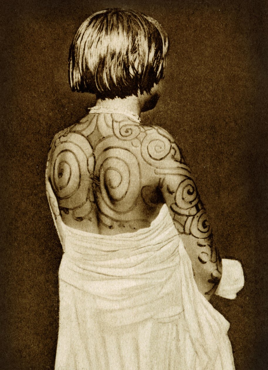 Tätowierte Chamacoco-Frau, ca. 1890 von American Photographer